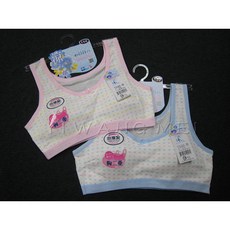 愛心橫條寬板胸衣 學生內衣 成長型 國中小 青少女一王美 台灣製造 NO: 7245B