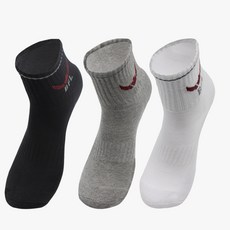 BFL 남자 여자 중목 등산양말 캐쥬얼 데일리 양말 5족 세트, BFL여자스포츠양말5족, 화이트