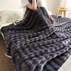 클라우드벨 버블 극세사 담요 겨울 부드러운 양면 거실 침실용