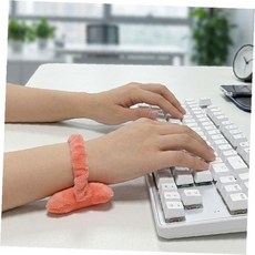 키보드 손목받침 쿠션 패드 탄력밴드 사무실 컴퓨터 작업 피로감소 보호용품, 1개, 02) 핑크