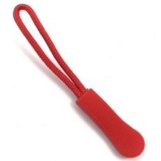 550傘繩拉鍊繩拉繩 - 耐用傘繩材質 簡約設計 輕巧便攜, 紅色