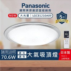 (A Light)附發票 保固5年 Panasonic LED 大光量 大氣 吸頂燈 國際牌 LGC81210A09