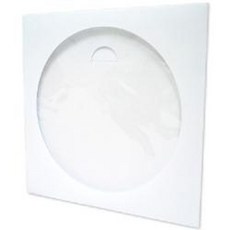 CD/BD/DVD專用開窗白色光碟紙袋, 30包(一箱), 1個