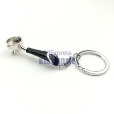 크리 에이 티브 미니 커피 Portafilter 키 체인 커피 탬퍼 우유 주전자 카페 선물 연인 바리 스타 열쇠 고리 선물 에스프레소 액세서리, Portafilter M