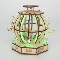 과학 실험 키트 물리적 목재 지진경보 모델 자체 제작 전기 유도 기술 소규모 생산 DIY 메이커