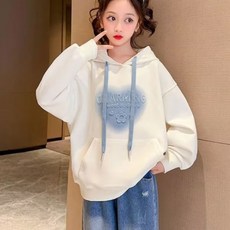 賣場優選童裝 女童連帽T 童裝女童秋裝衛衣2025新款洋氣兒童春秋款連帽上衣女大童衣服女孩