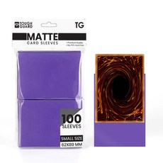 터프가드 TOUGH GUARD 유희왕 뱅가드 카드 TG프로텍터 62x89mm 1중 100매, 퍼플, 1개