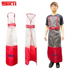 스키 SKII 예초기 앞치마 APR-25R 매쉬 재질 방수 벌초 제초 보호대, 1개