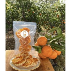 [제주카페 무운]제주 귤칩 귤말랭이 감귤칩 말린귤 과일칩 건조과일 저농약귤칩[원산지:국산(제주특별자치도 서귀포시)], 1개, 40g