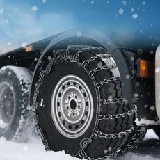 지게차 스노우 체인 타이어 바퀴 미끄럼방지 사슬체인, 500-12 7.2mm (2개)