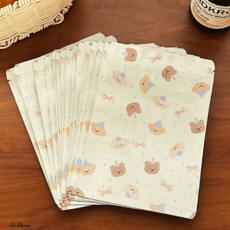 라끌라리아 귀여운 캐릭터 포장봉투 지퍼백, 20개, 해피