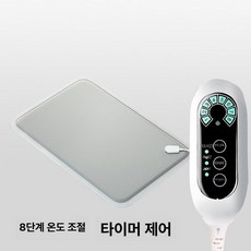 강아지 온열매트 온도조절 애완견 전용 방수 애견 발열, 어드밴스드그레이 8단 40 60cm 15kg, 1개