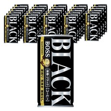 日本 BOSS 無糖黑咖啡, 185g, 30罐