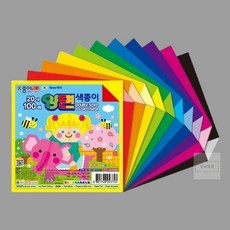 5보급창고 양면색종이 20색 100매 초등학생색종이