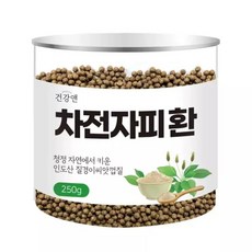 건강엔 먹기좋은 차전자피 환 250g 식이섬유 많은 차전자피 먹는법, 1개