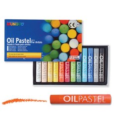 아트박스/호사문구 [문교] 오일파스텔 MOP 12색, 본상품