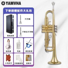 YTR-8335GS原裝進口降B調小號，黃銅材質，初學考級演奏樂器，專業小號/小喇叭, 1個, YTR-2335GS金色小號