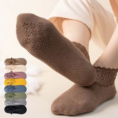 핫바 브리치 HOTBBA 미끄럼방지 레이스 보온덧신 ELY 1074 200018, FREE, 그레이