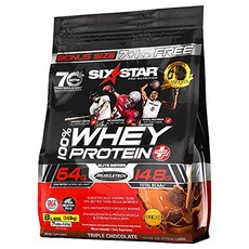 Six Star Nutrition Six Star Elite系列乳清蛋白Plus蛋白質補充劑, 三重巧克力, 3.63kg