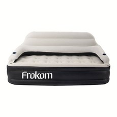여름특가 Frokom 1인용 에어매트 내장 에어펌프 캠핑 에어매트리스 휴대용 자충 에어매트 싱글 매트리스, 에어쇼파매트