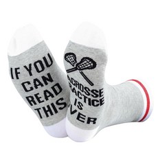ZJXHPO 라크로스 크루 양말 - 선수 및 코치 선물 팀 선물 읽기