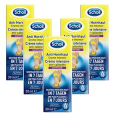 숄 scholl 안티캘러스 인텐시브 크림 30ml x 5 독일 발 뒤꿈치 굳은살 풋 케어, 1개입