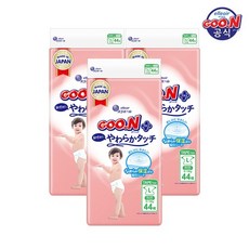 군 기저귀 플러스 소프트터치 밴드 대형(L) 44P x 3팩