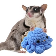 Tinkare 슈가 글라이더 본딩 장난감 버디 크로셰 문어 컴포트 외로운 글라이더 페렛 쥐 및 작은 반려동물용 154839, Tinkare 슈가 글라이더 본딩 장난감, 버디 크로셰