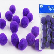 써니네점빵 방울솜 보라 꾸미기, 1개