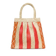 브리짓 오칸 스트라이프 우븐 비치 백