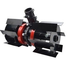 로타리 제초기 부착형 밭갈이 예초 벌초용 농기구 잔디깎기 커터, 1. 26튜브 9톱니+제초 휠