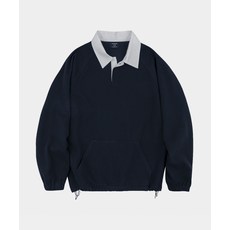 레테르코모 프리 오버 럭비 맨투맨 네이비