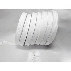 幾何圖織帶 38MM (1-1/2英吋寬) 純白/白色 緞帶整箱販售 - 緞帶批發 蝴蝶結材料, 1個