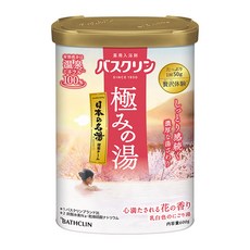 NEW 바스크린 키와미노유 플로랄 600g 온천 입욕제 반신욕, 1개