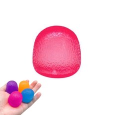 스퀴시 스트레스볼 젤리볼 말랑공 말랑이 클레이, 스트레스볼 소형 핑크, 1개, 핑크