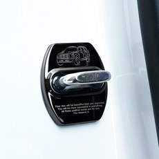 아이리온 디올뉴 팰리세이드 LX3 호환 차량 용품 크롬 도어스트라이커, 블랙(4P), 디올뉴팰리세이드 호환