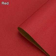 인조가죽시트지 가죽 수선패치 10-200cm 자체 접착식 수리 패치 테이프 집 DIY 수정 소파 모토 카시트 의자 가방 홈 시트 스티커 가죽패치 가죽테이프 가죽보수테이프 가죽수선, [00] 35cm x 138cm, [00] Red