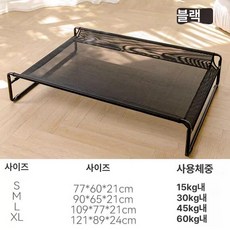 강아지 아이스패드 쿨방석 냉감패드 메쉬 쿨링 여름방석, 1개, 델리블랙 [심플 팔걸이]