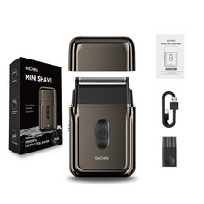 엔첸 포일 레이저 전기면도기, 블랙, MS003