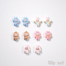 봉봉샵 코스튬몬스터 냉장고 현관문 인테리어 자석 마그네틱, 코스튬몬스터 10p