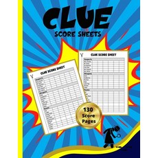 Clue Score Sheets: 130 Large Clue Board Game Sheets Paperback, Eightidd, English, 9785592904257