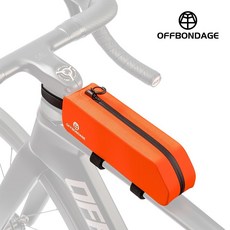 OFFBONDAGE 防水前樑包 上管車頭包 騎行手機收納包, 活力橙, 1個