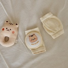 돗투돗 꼬미 자수 무릎 보호대, 1세트, 돗람이