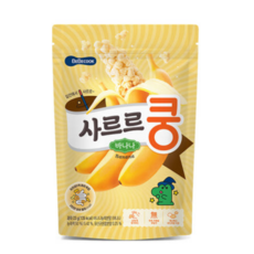 베베쿡 사르르쿵 과자, 바나나, 23g, 2개