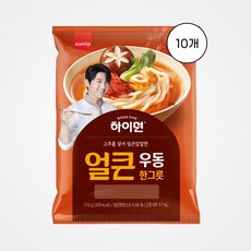 [삼립] 하이면 얼큰 우동 한그릇 212g 10개