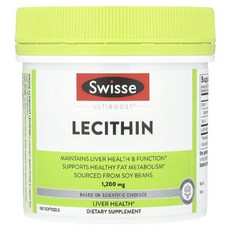 스위스 레시틴 Lecithin 1200mg 캡슐 180정, 1개