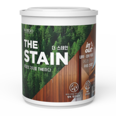 더스테인 목재용 우드스테인, 투명 BASE, 1L, 1개