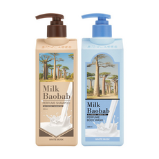 퍼퓸 샴푸+바디워시 화이트머스크 500ml 저자극 퍼퓸, 1개