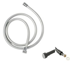 뉴바스 주름없는 튜브 샤워 호스 물때 방지, 다크그레이, 3m