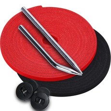 야구 장갑 레이스 2피스 정품 소가죽 레이스 200.9cm79인치 레이싱 바늘 2개 잘 만들어졌으며 사용하기 쉬움 완벽하고 빠른 수리 소프트볼 및 키트블랙 451952, 블랙-레드 451952